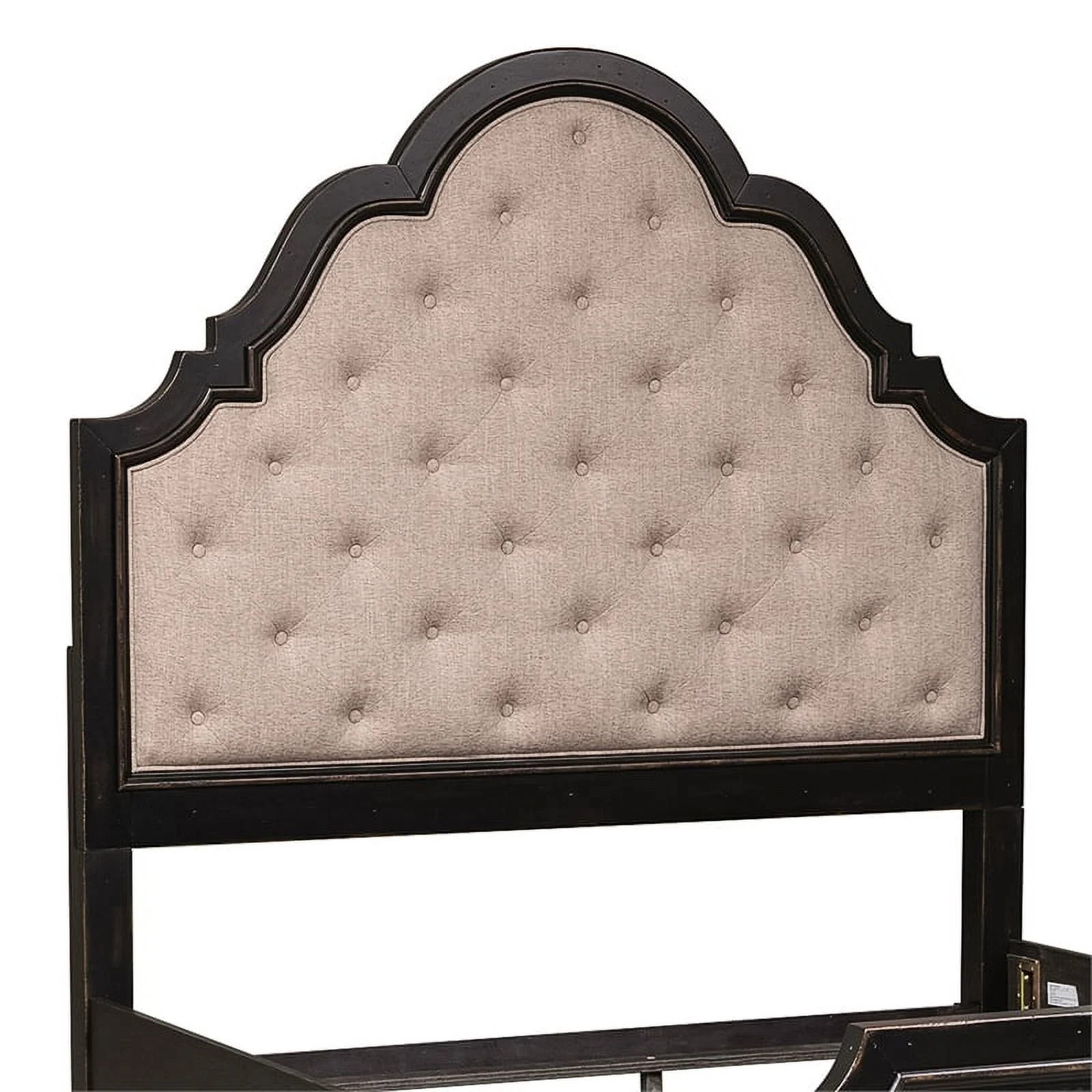 Chesapeake Black Queen Uph Headboard