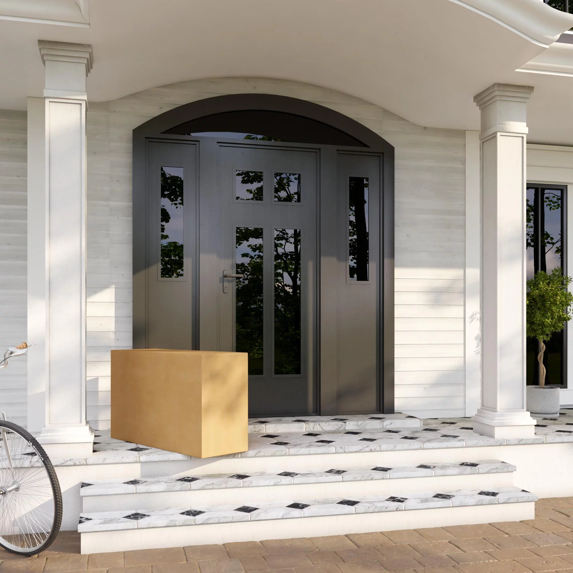 DHP Cooper 3 Seater Sofa, Green Velvet