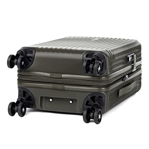 Travelpro Maxlite Air Hardside Expandable Carry on Luggage, 8 Spinner Wheels, Lightweight Hard Shell Polycarbonate Suitcase, Shadow Grey, Carry On 21-Inch