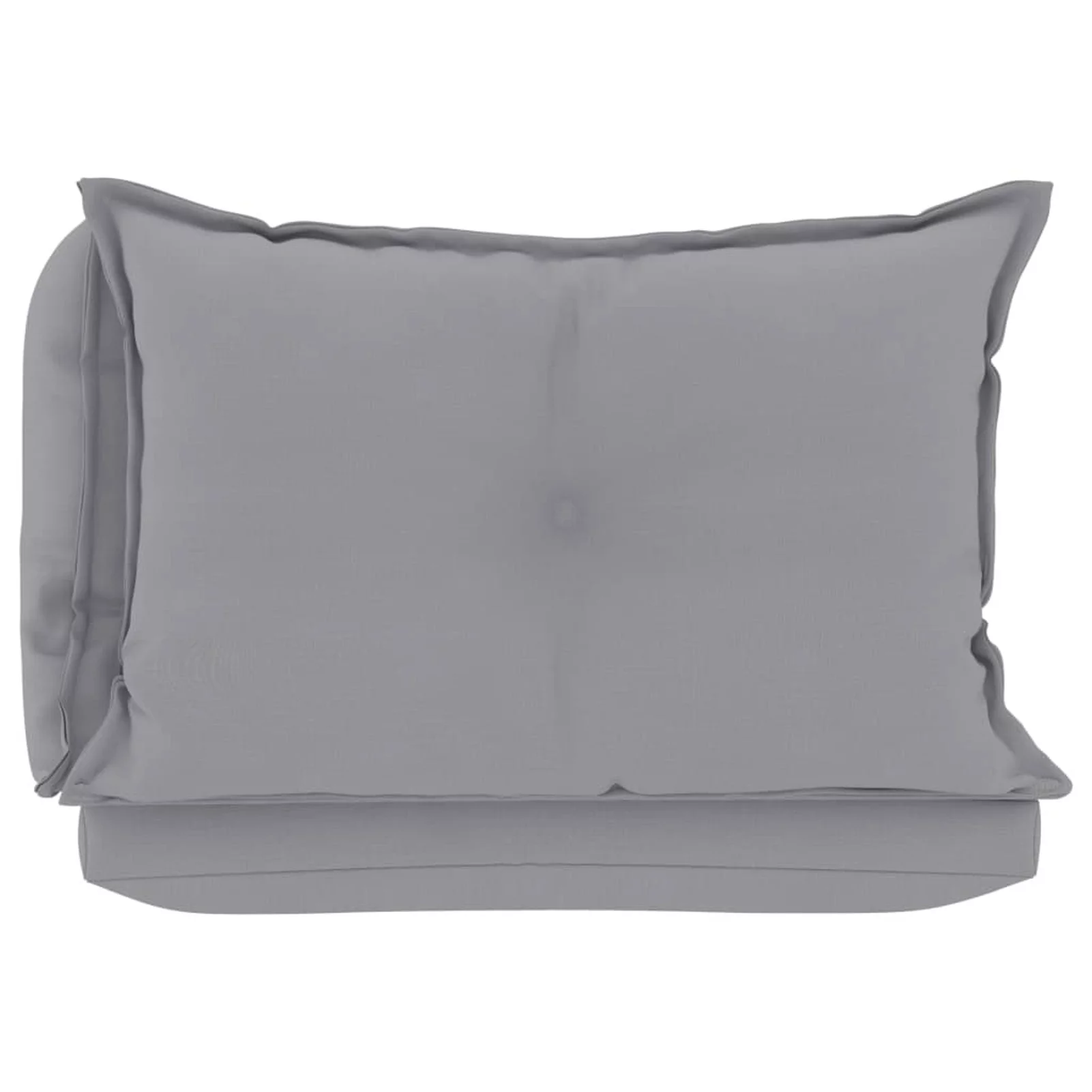 Walmeck Pallet Cushions 3 pcs Gray Fabric