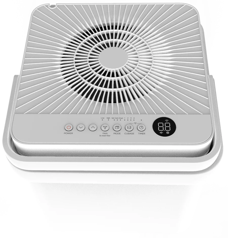 Midea Cube 50-Pint Smart WiFi Dehumidifier with Pump, Coverage up to 4,500 sq. ft.