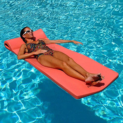 TRC Recreation White Ultimate Foam Pool Float, Made in USA