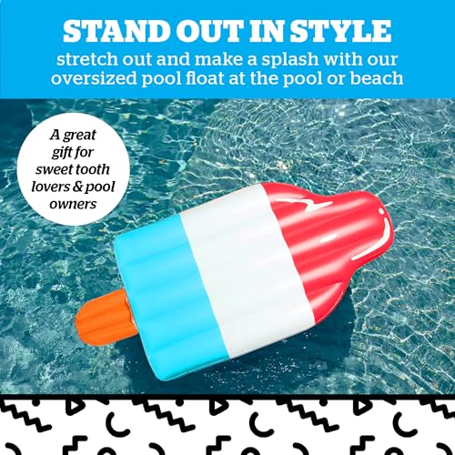 BigMouth Inc. Pool Float, Large Lounge Raft, Durable Vinyl Floatie, Summer Pool Party Water Toy