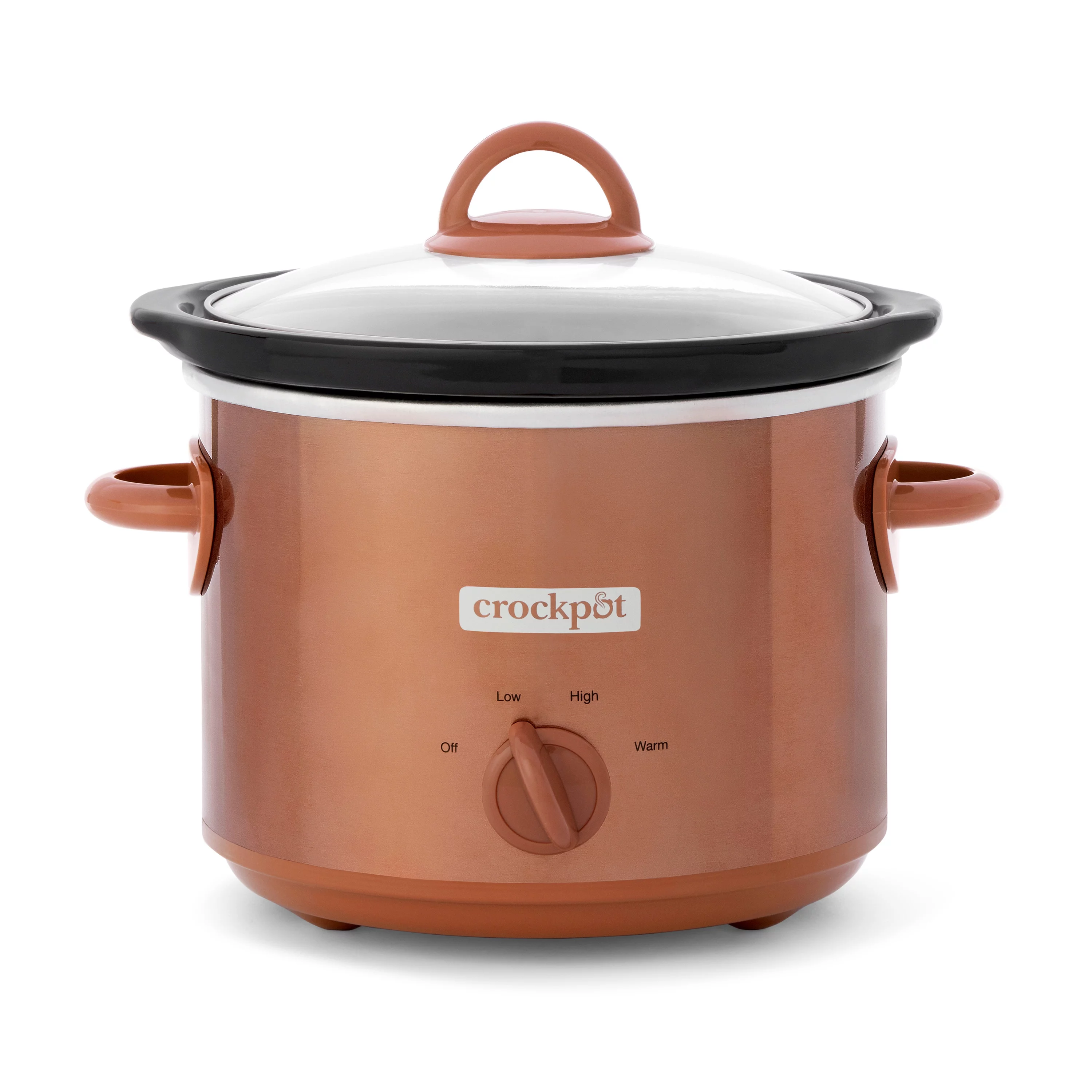 Crockpot Design Series 3-Quart Manual Slow Cooker, Copper