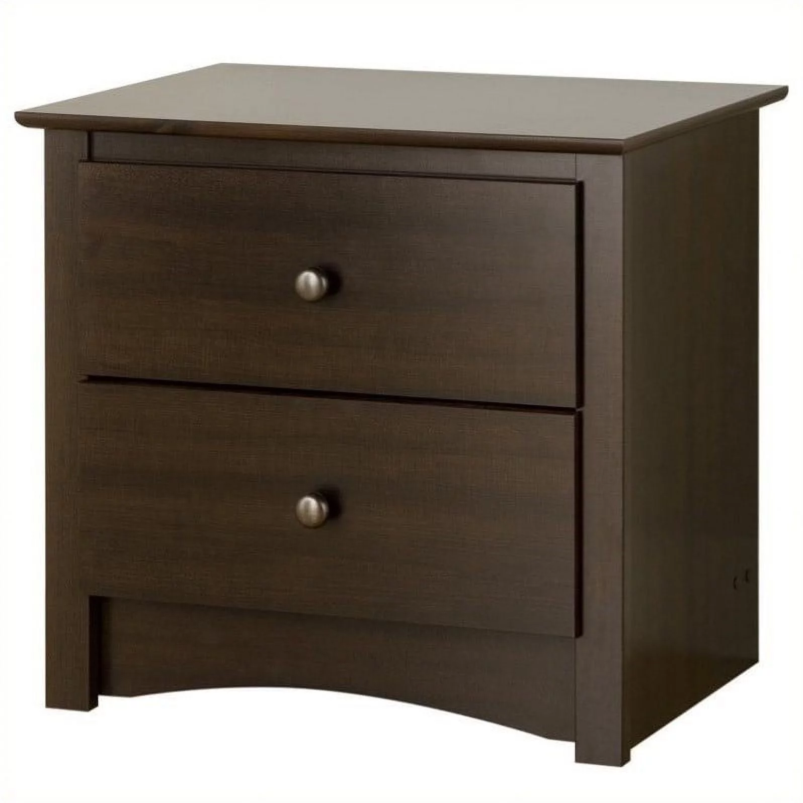 Home Square 5-Piece Set with 2 Night Tables Chest Dresser and Tall Nightstand