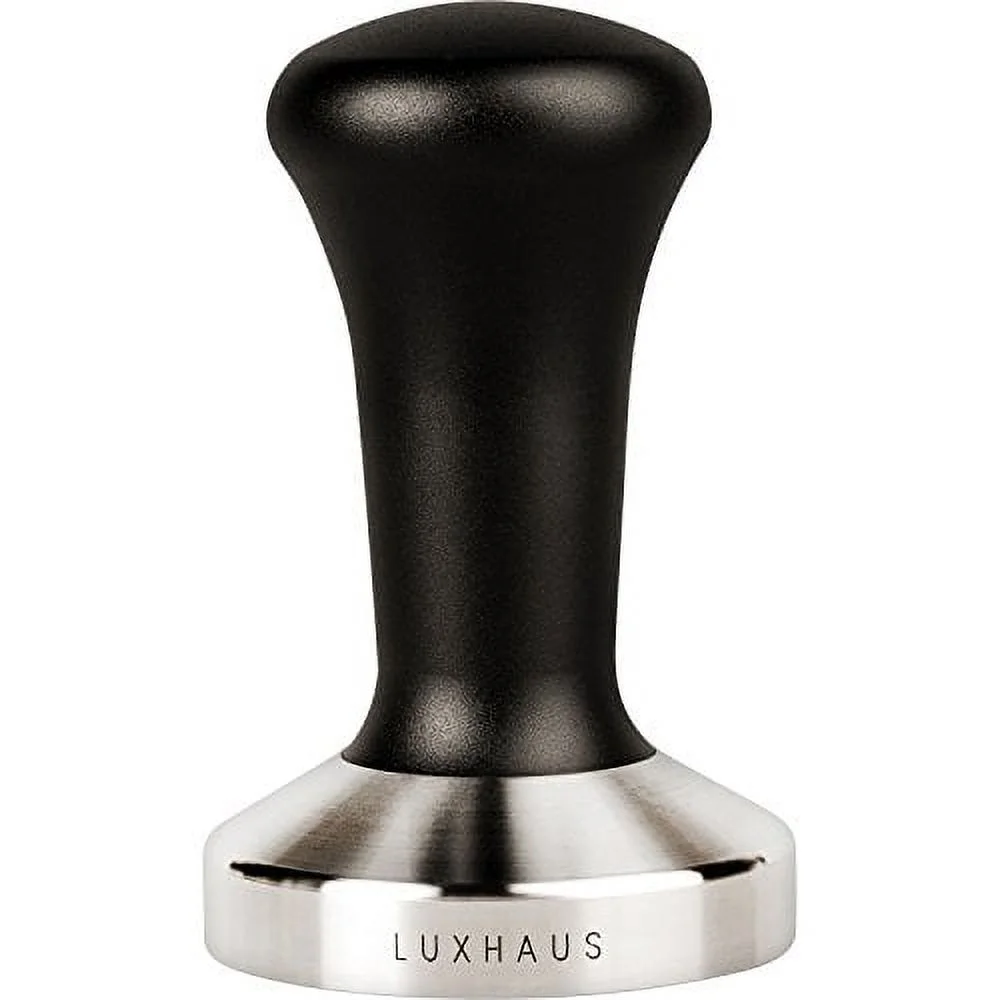 LuxHaus 49mm Espresso Tamper 100% Flat Stainless Steel Base - NEW