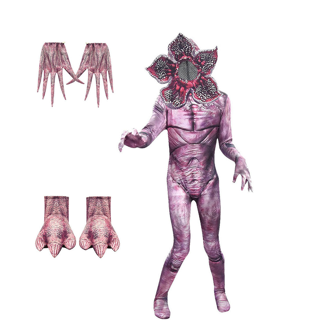 Demogorgon Costume Stranger Monster Halloween Cosplay Outfit For Kids
