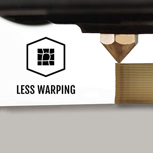 HATCHBOX 1.75mm Black PLA 3D Printer Filament, 1 KG Spool, Dimensional Accuracy +/- 0.03 mm, 3D Printing Filament