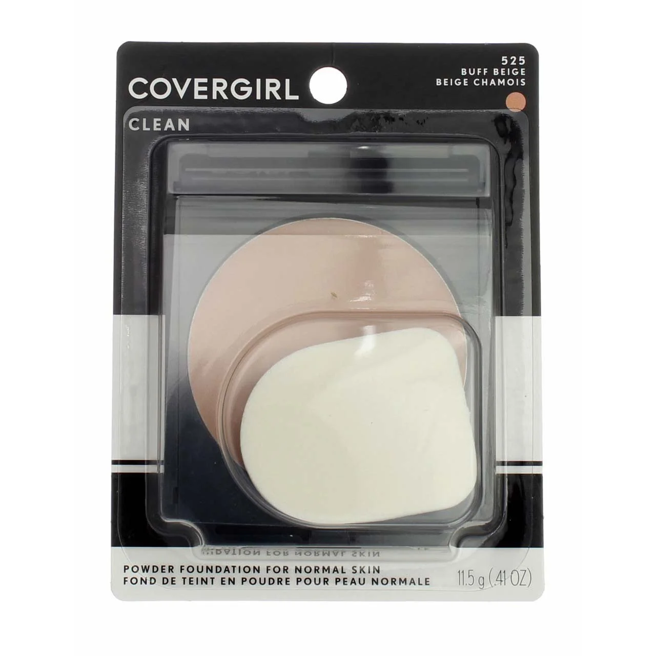 CoverGirl Simply Powder Foundation, Buff Beige [525] 0.41 oz (Pack of 3)
