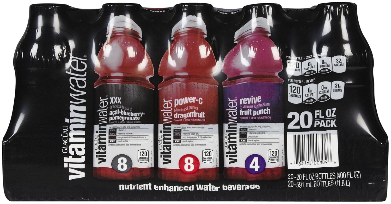 Vitaminwater Variety Pack-20 oz, 20 ct