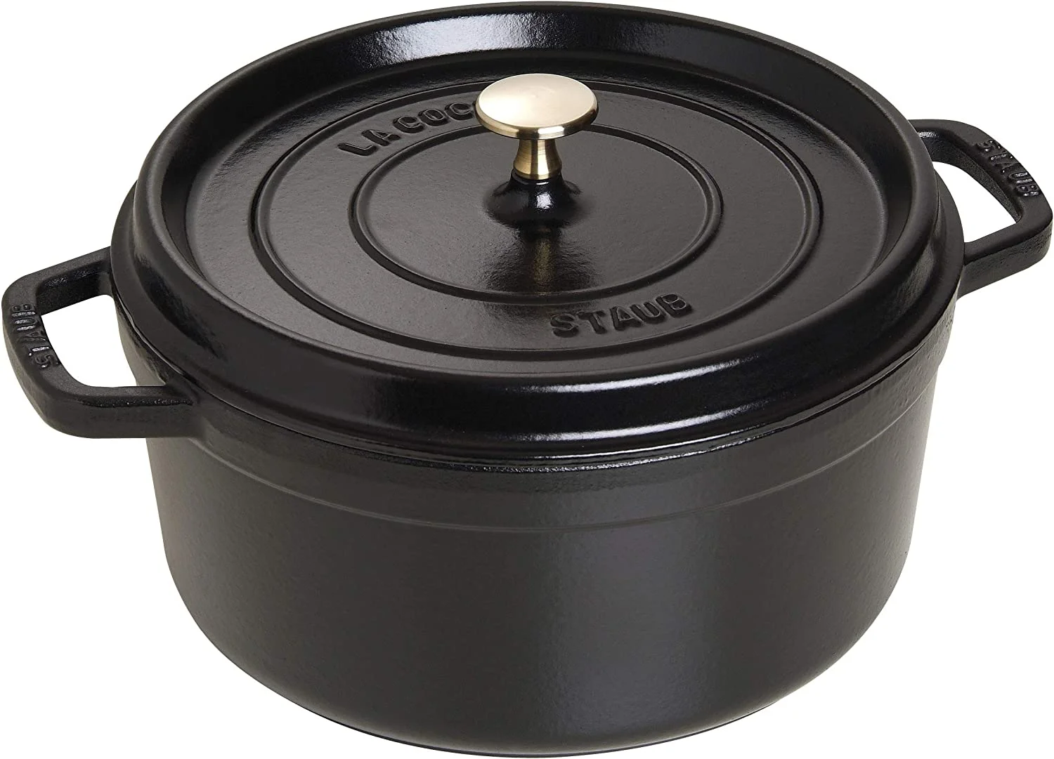 WANHUI Cocotte Round 26cm Black