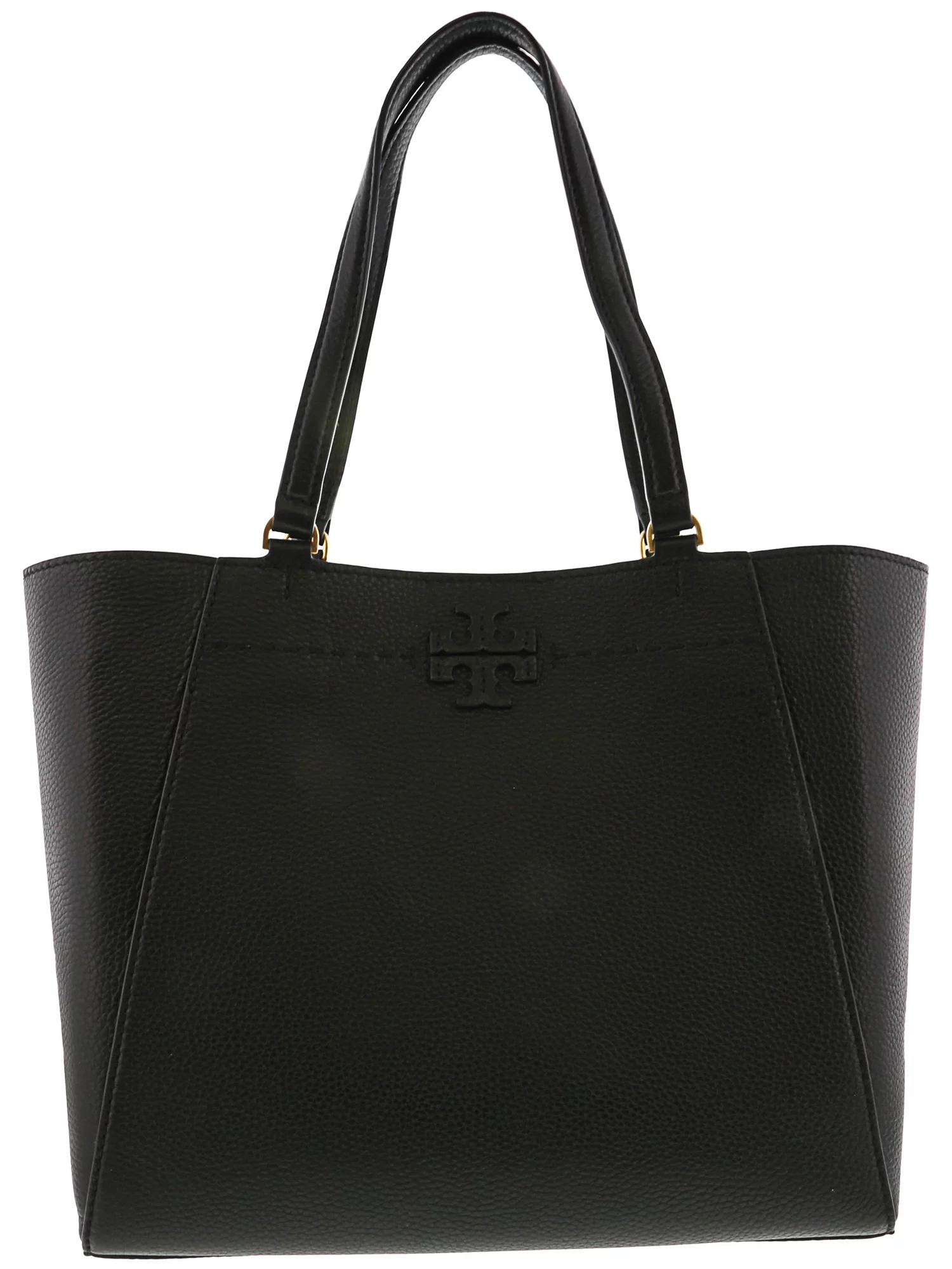 Tory Burch Women's Mcgraw Carryall Leather Evening Bag Tote - Black
