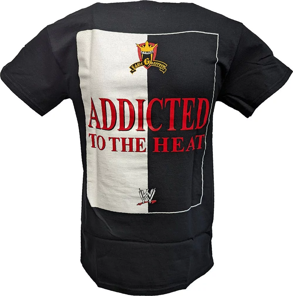 Eddie Guerrero Addicted to the Heat Championship Belt Mens Black T-shirt L