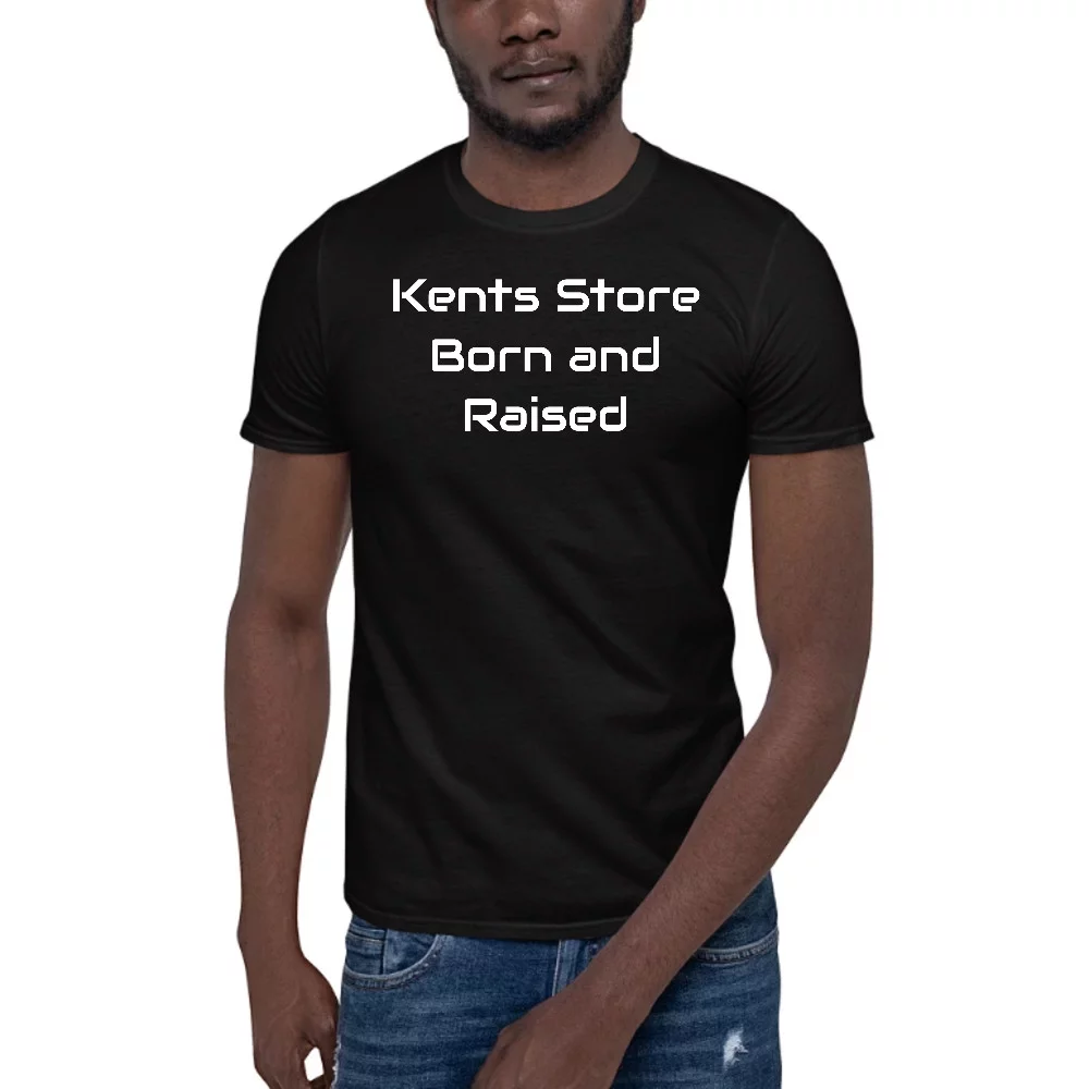 L Kents Store Born And Raised Short Sleeve Cotton T-Shirt By Undefined Gifts