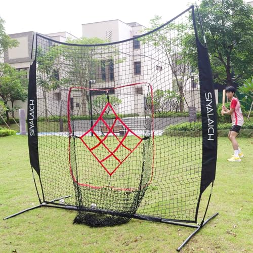 7 x 7 ft Baseball & Softball Hitting Net,Pitching Swing Practice net
