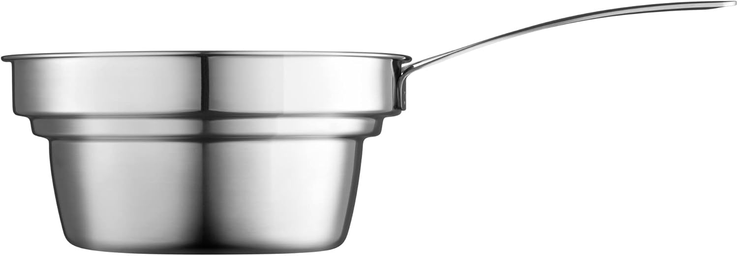 Le Creuset Stainless Steel 2.2 Quart Double Boiler Insert, Fits 2 & 3 Quart Saucepans