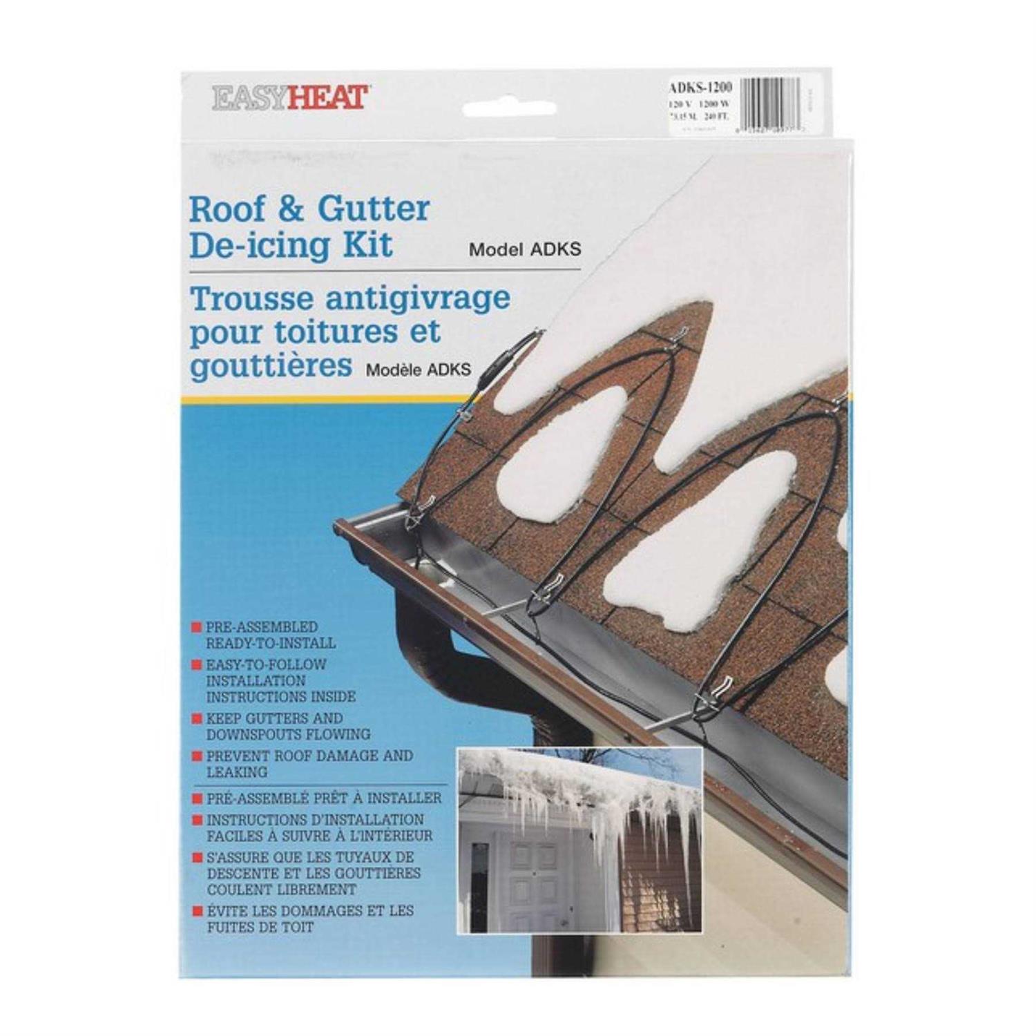 Easy Heat ADKS-1000 Roof & Gutter De-Icing Cable