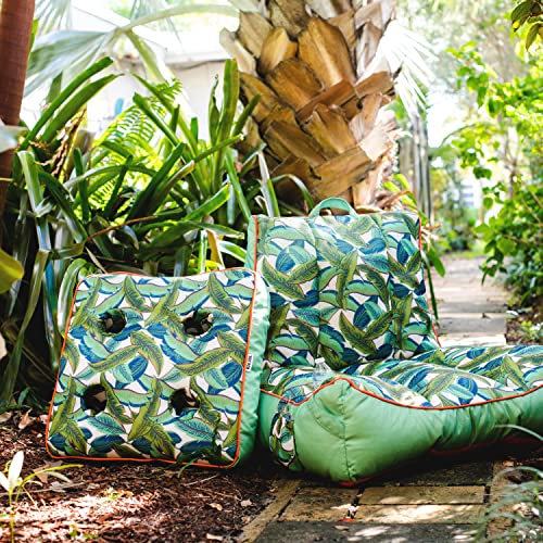 Big Joe Captain's Float No Inflation Needed Pool Lounger, Double Sided Mesh, Quick Draining Fabric