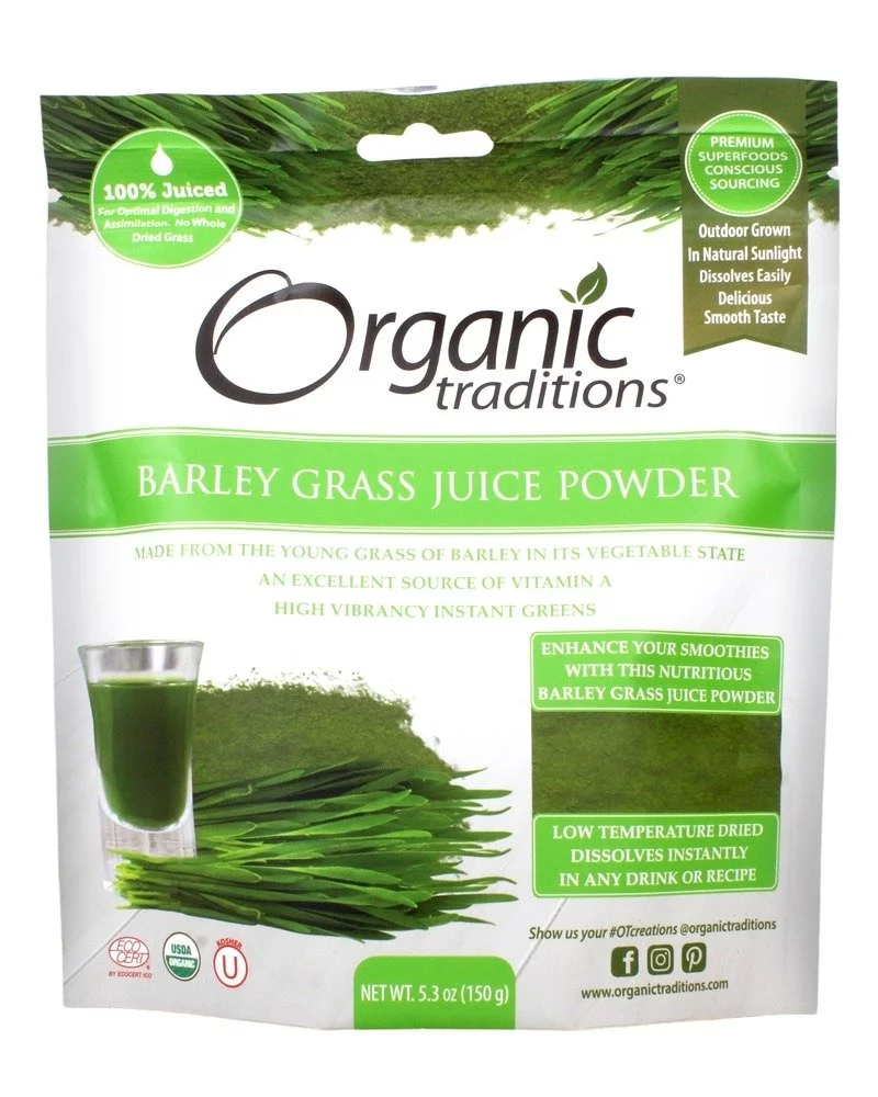 Organic Traditions - Barley Grass Juice Powder - 5.3 oz.
