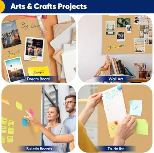 Vanhench Black Wrapping Paper, 17.5