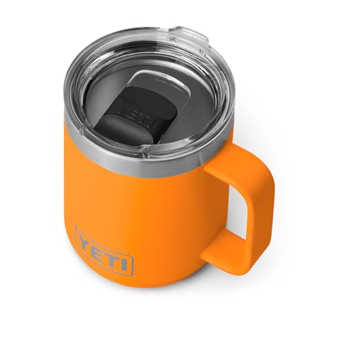 YETI Rambler 10 oz Stackable Mug, Vacuum Insulated, Stainless Steel with MagSlider Lid, Stainless