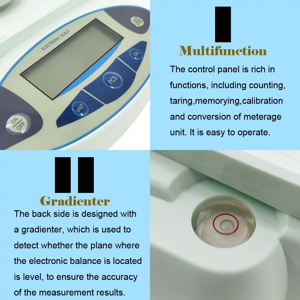 Techtongda Lab Scale 0.001g Weighing Scale Electronic Balance High Precision Electronic Analytical Balance