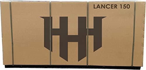 HHH 150cc Scooter Vienna 150 Fully Automatic CVT Gas Powered 150cc Moped LANCER150 Eagle with GY6 Engine (Black)