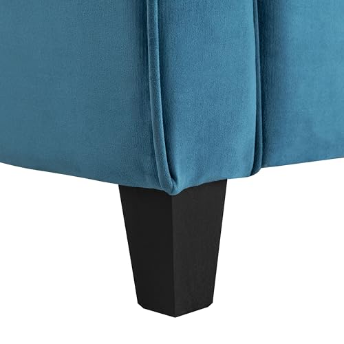 Lifestyle Solutions Harrington Loveseat, Black