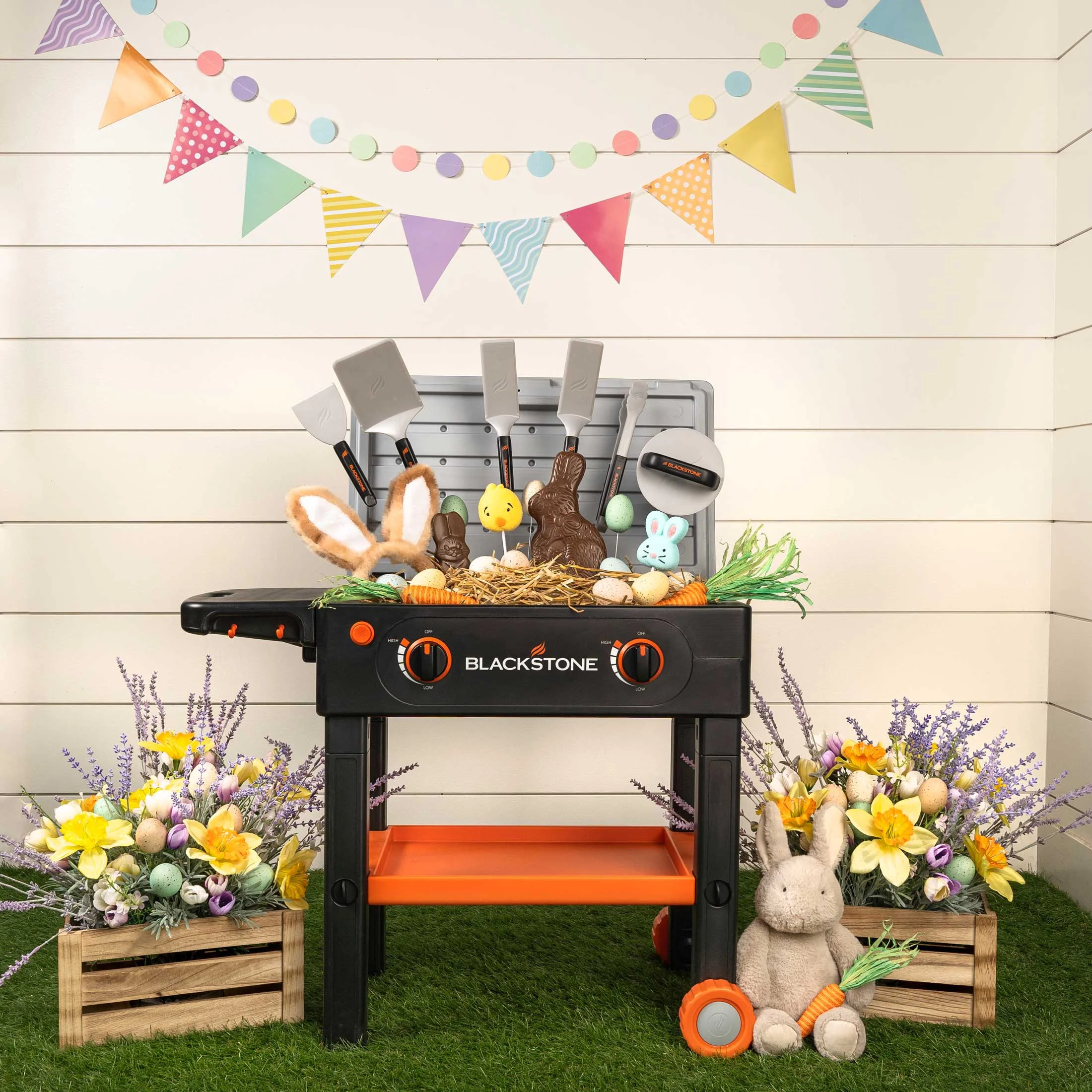 Blackstone My First Griddle Toy Play Set with Plastic Cooking Utensils, 7-Piece