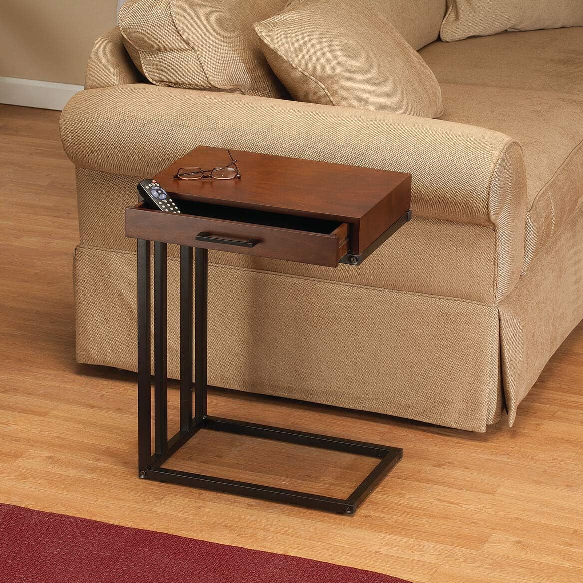 Side Accent Table With Drawer, Under The Sofa C-Design