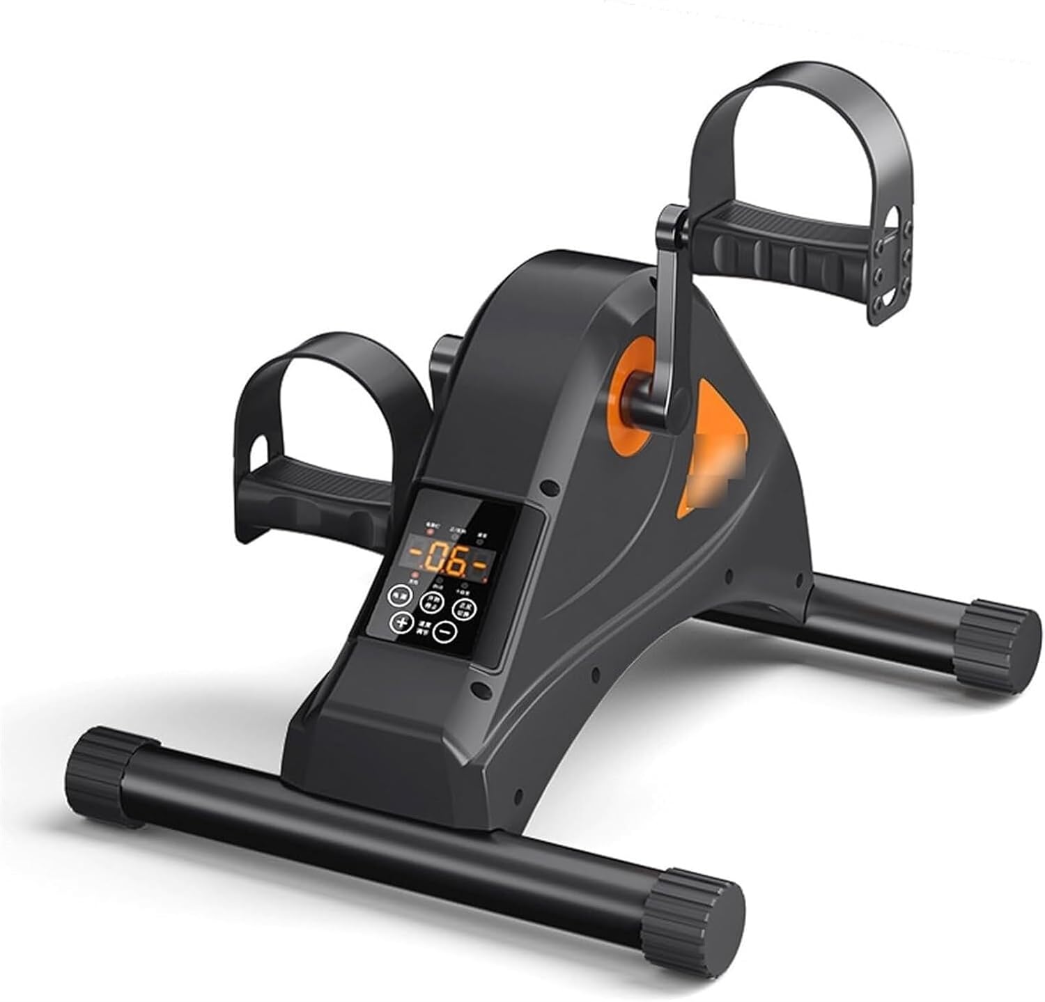 Electric Pedal Portable Mini Exercise Bike Stepper Electric Rehabilitation Exercise Machine, Under Desk Bike Pedal Exerciser Mini Bike for Leg/Arm Workout Peddler with LCD Display