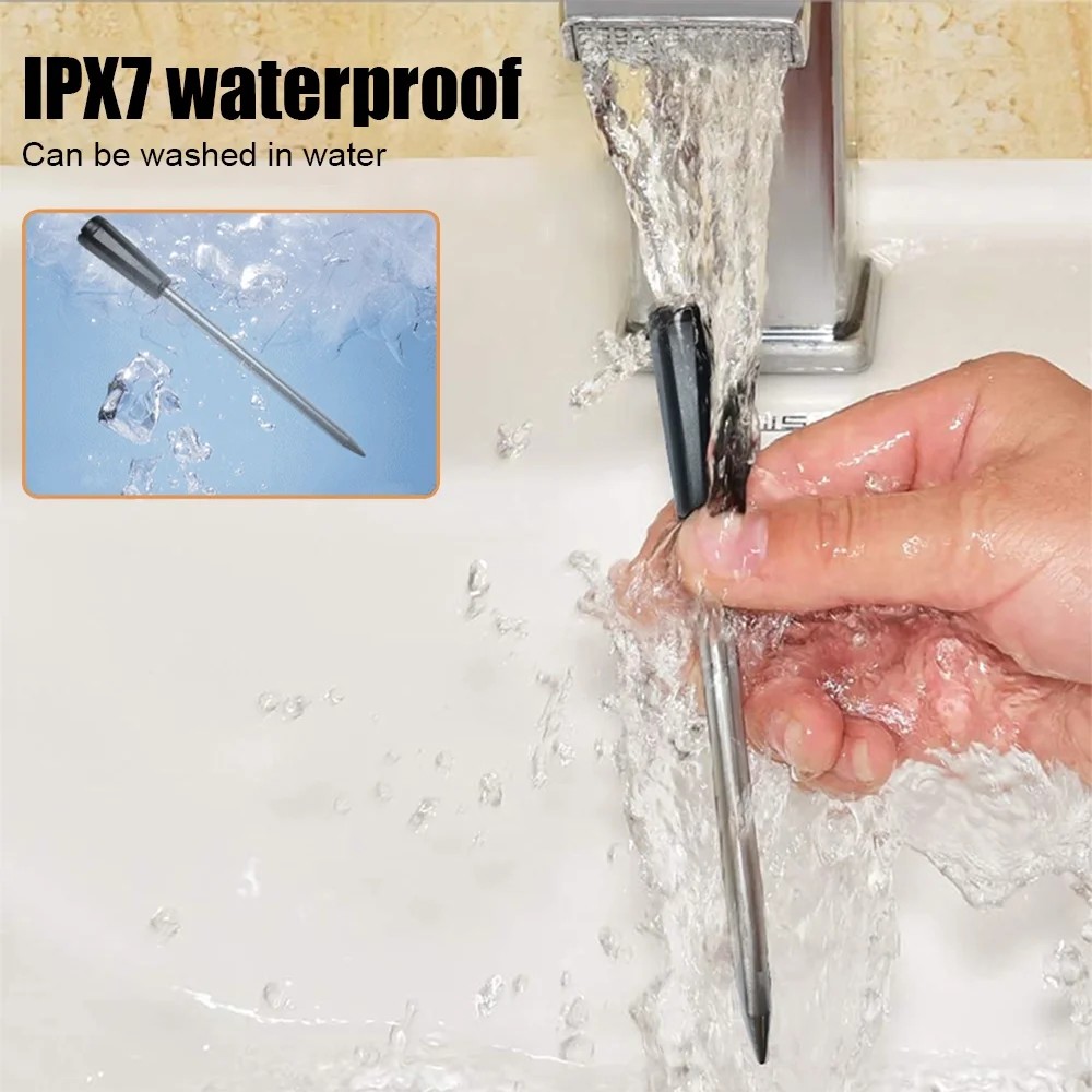 Anself Bluetooth Meat Thermometer, Fast Charging, Smart APP Control, Barbecue Thermometer