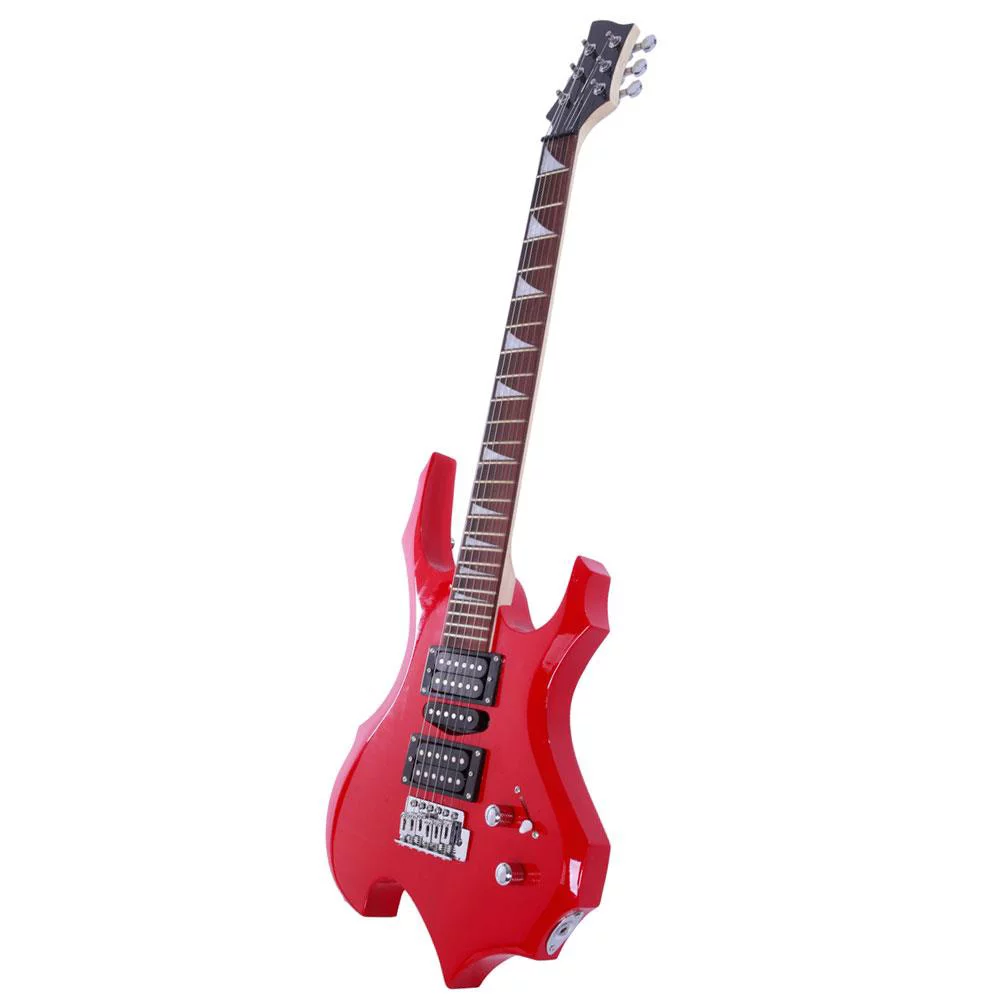 GoDecor Adult Professional Electric Guitar With Bag Pick and More,Red