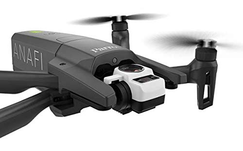 Parrot PF728000 ANAFI Drone, Foldable Quadcopter Drone with 4K HDR Camera, Compact, Silent & Autonomous, Realize your shots with a 180° vertical swivel camera, Dark Grey