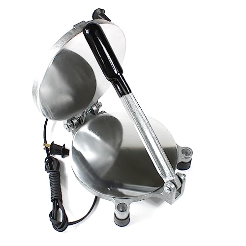Electric Tortilla Press Maker Chapati Machine Flour Burrito Roti Press (8 IN)