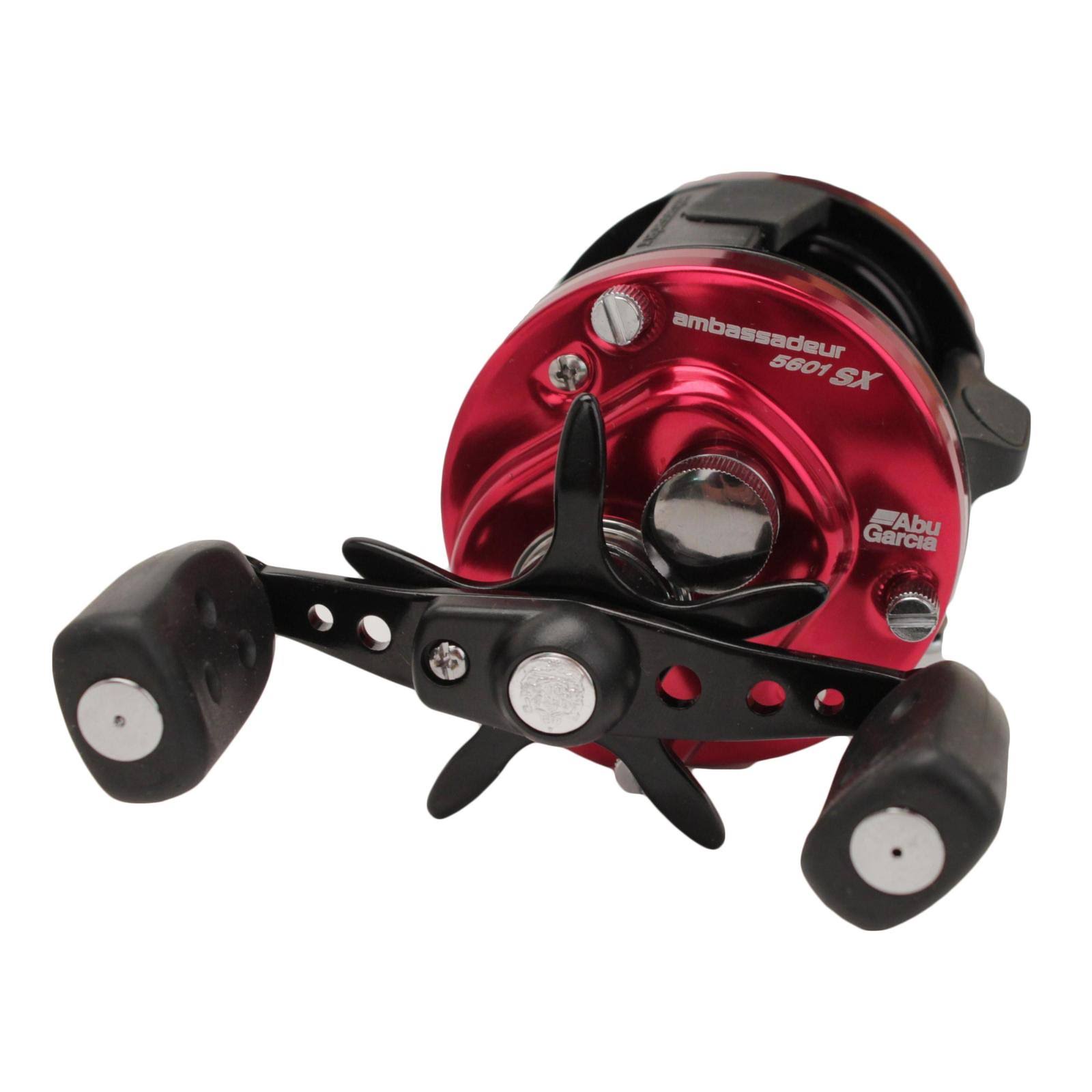 Abu Garcia Ambassadeur SX Round Baitcast Reel - Stainless Steel