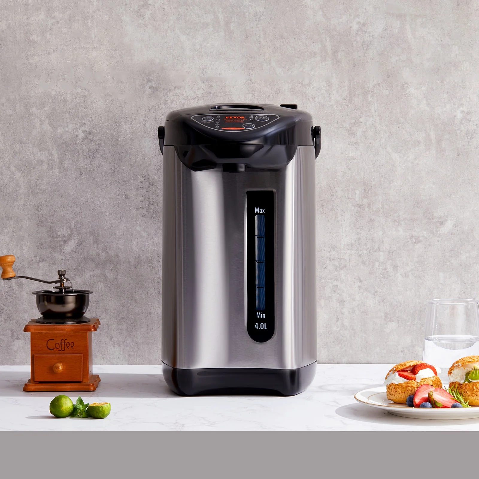 BENTISM Instant Hot Water Dispenser 3L/135oz Electric Countertop Water Dispenser