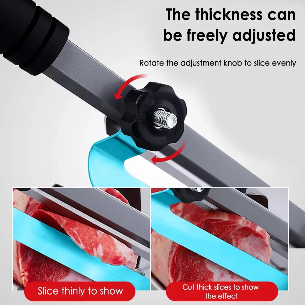 Deli-Quality Slicing at Home - Stainless Steel Meat Slicer