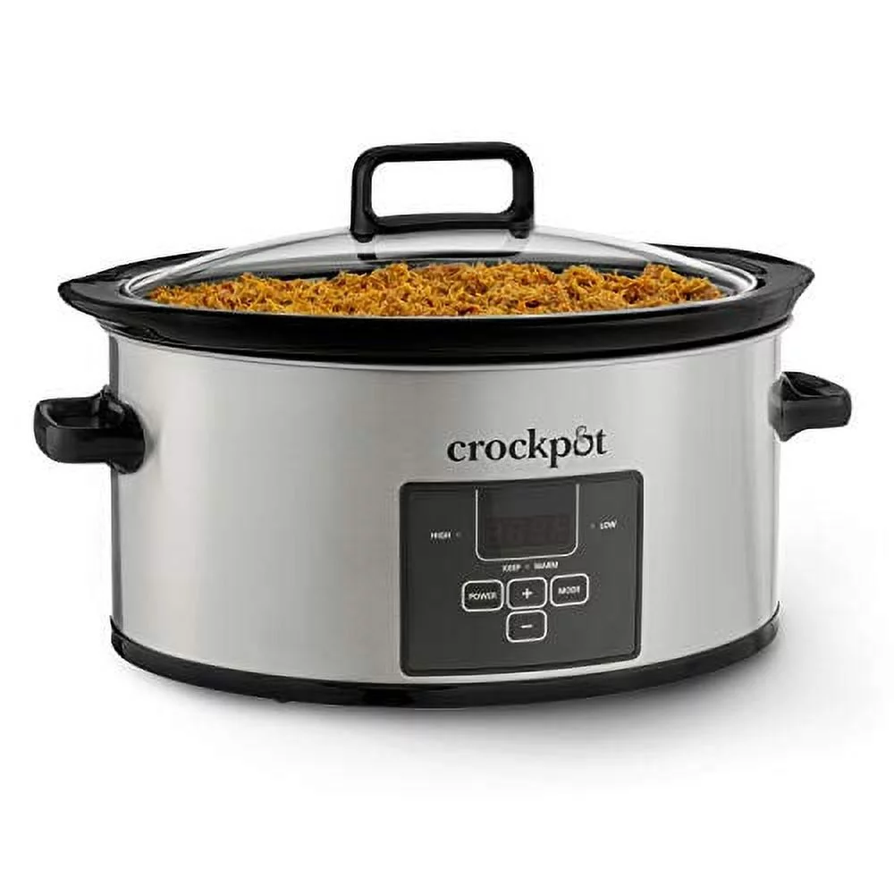 Crockpot™ Choose-a-Crock 6-Quart Programmable Slow Cooker, Stainless Steel