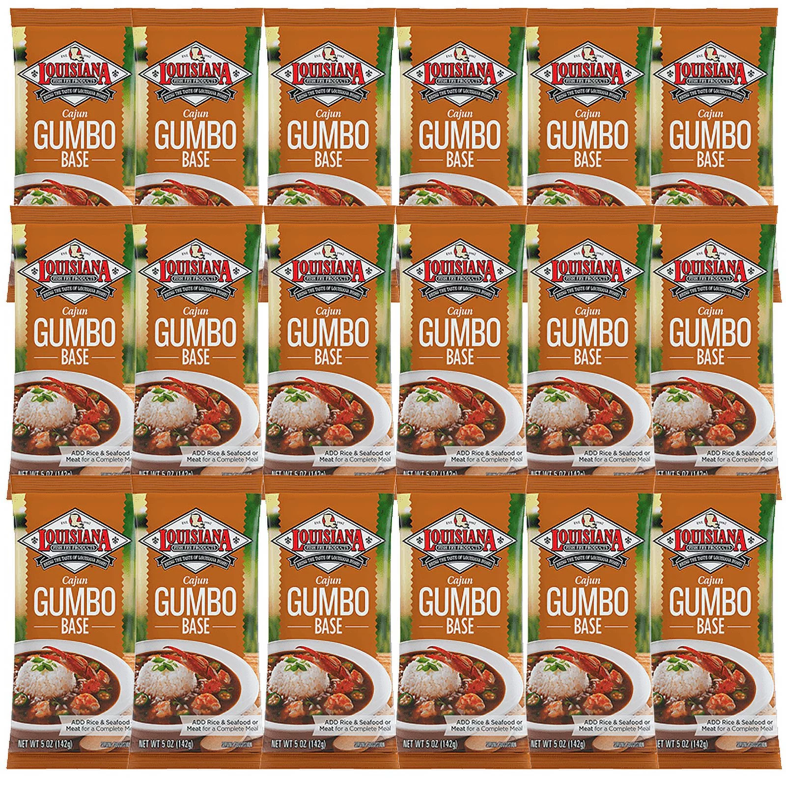 Louisiana Fish Fry Gumbo Base 5 oz - Pack of 18