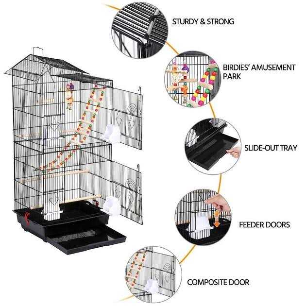 Yaheetech 39-in Parrot Bird Cage - Pet Supplies online store