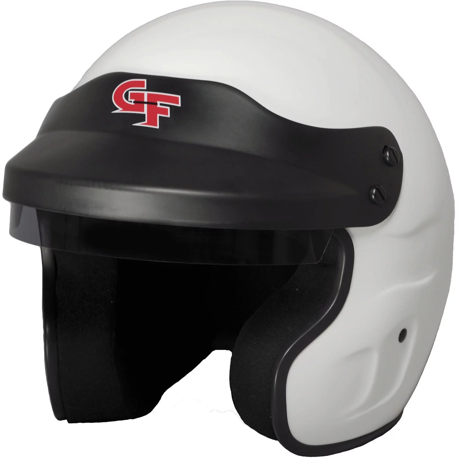 G-FORCE 13002XXLWH Helmet - GF1 - Open Face - Snell SA2020 White - 2X-Large