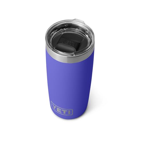 YETI Rambler 10 oz Tumbler, Stainless Steel, Vacuum Insulated with MagSlider Lid, Firefly Yellow