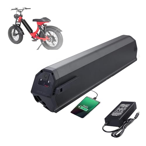 HJGHY 48 Volt Ebike Downtube Battery 48V 18Ah 22.5Ah 25Ah Electric Bike Battery Lithium Ion Battery Pack for Mountain Bike Motor Conversion Kits
