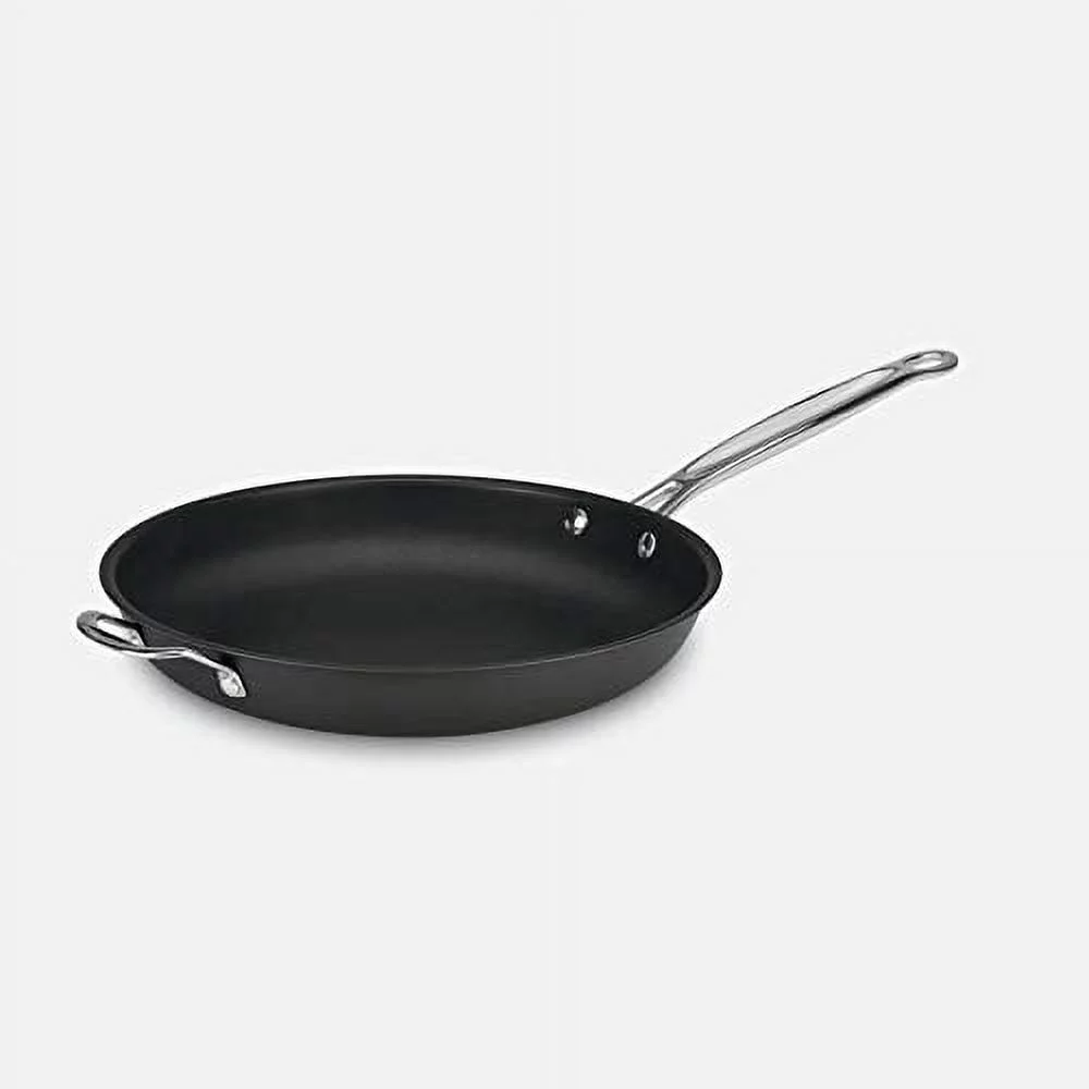 Cuisinart 622-36H Chef's Classic Nonstick Hard-Anodized 14-Inch Open Skillet with Helper Handle, Black