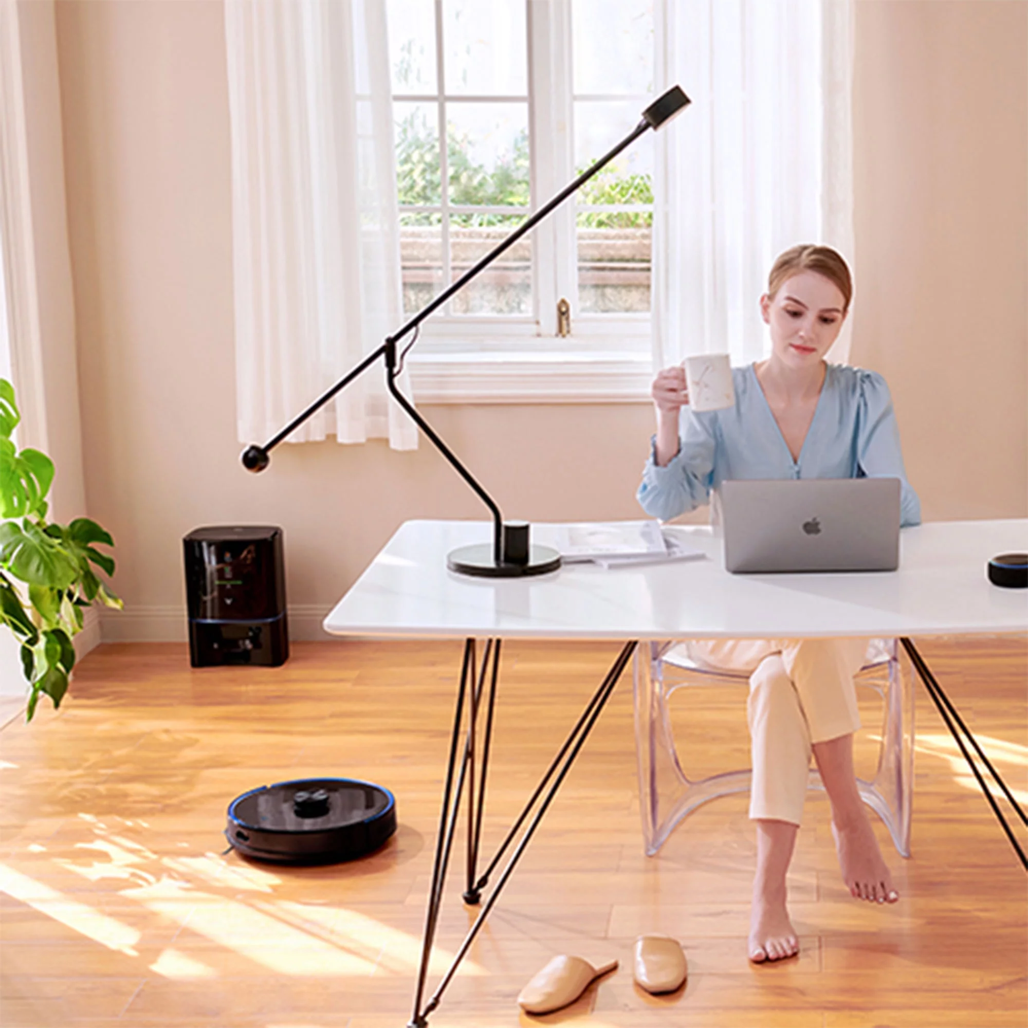 VIOMI S9 Smart Robot Vacuum Cleaner w/ Auto Self Emptying & Alexa, Black