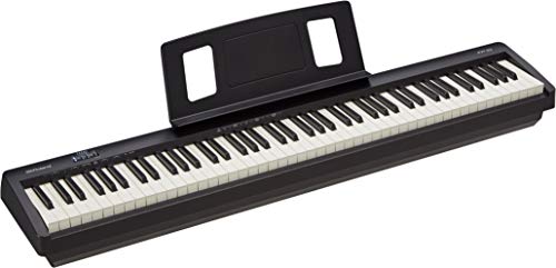 Roland FP-30X 88-Key Digital Piano - Black Bundle with Adjustable Stand, Bench, Sustain Pedal, Online Piano Lessons, Instructional DVD, and Austin Bazaar Polishing Cloth