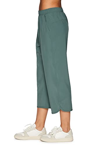 RBX Active Women's Relaxed Fit Lightweight Quick Drying Stretch Woven Pants with Pockets