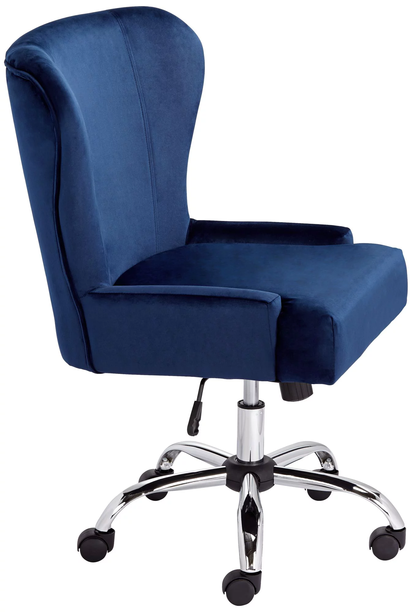 Studio 55D Erin Blue Fabric Adjustable Office Chair