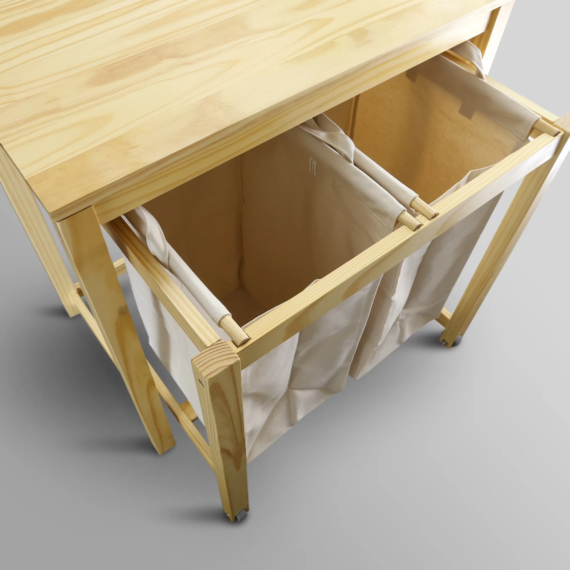 Casual Home Prep Laundry Hamper, Off-White